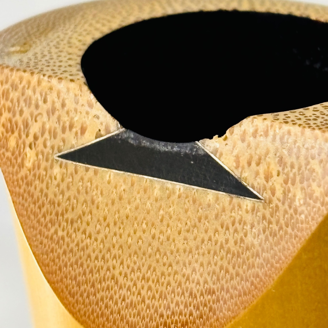 尺八 林山 銘 1.9尺 歌口銀縁 藤巻 銀三線 琴古流 和楽器