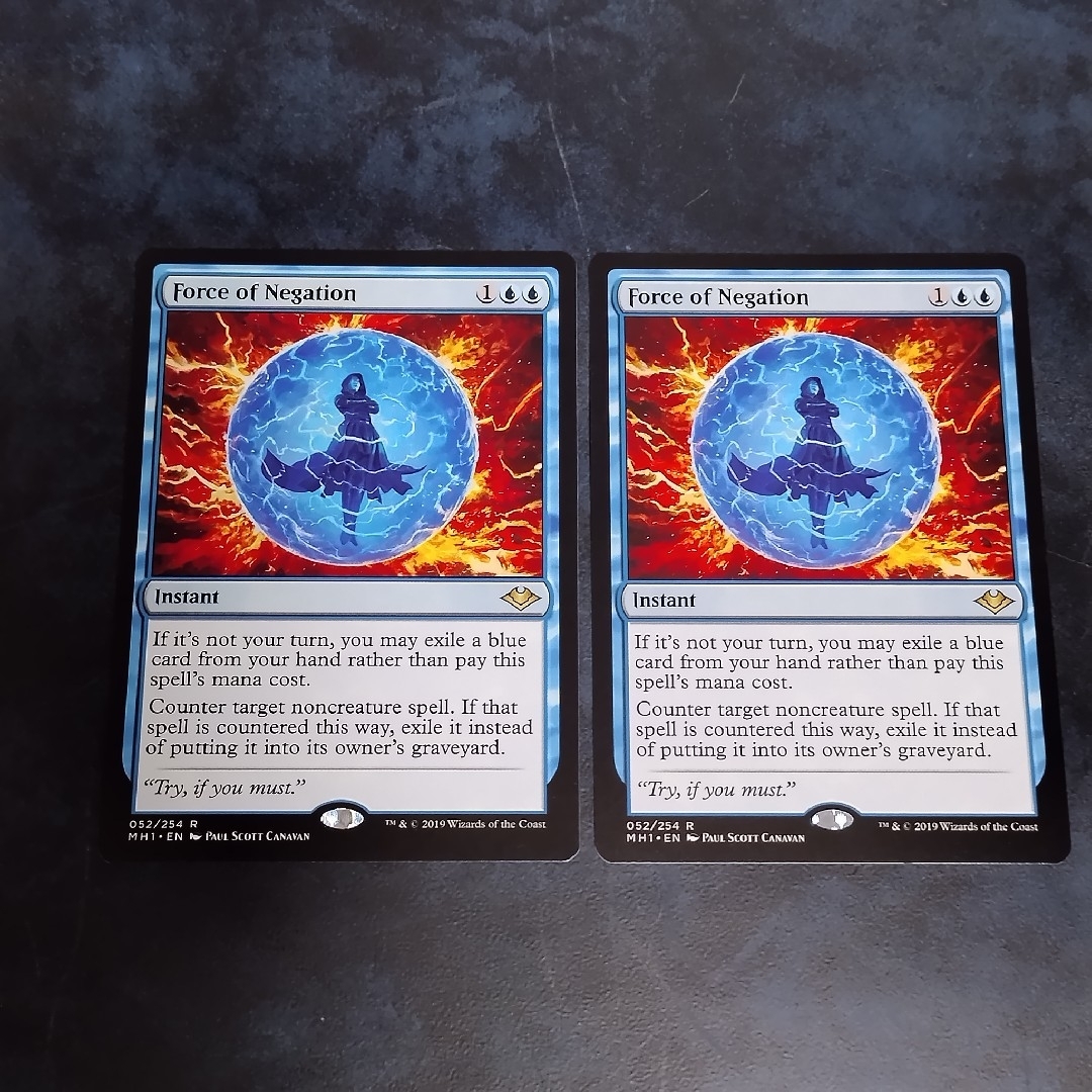 MTG MH1 否定の力/Force of Negation 英語版 2枚セット トレーディング