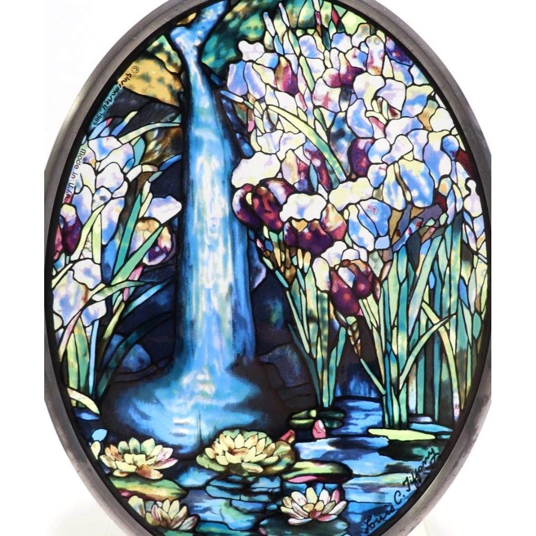 ルイス・C・ティファニー ヴィンテージステンドグラス 風景 グラス