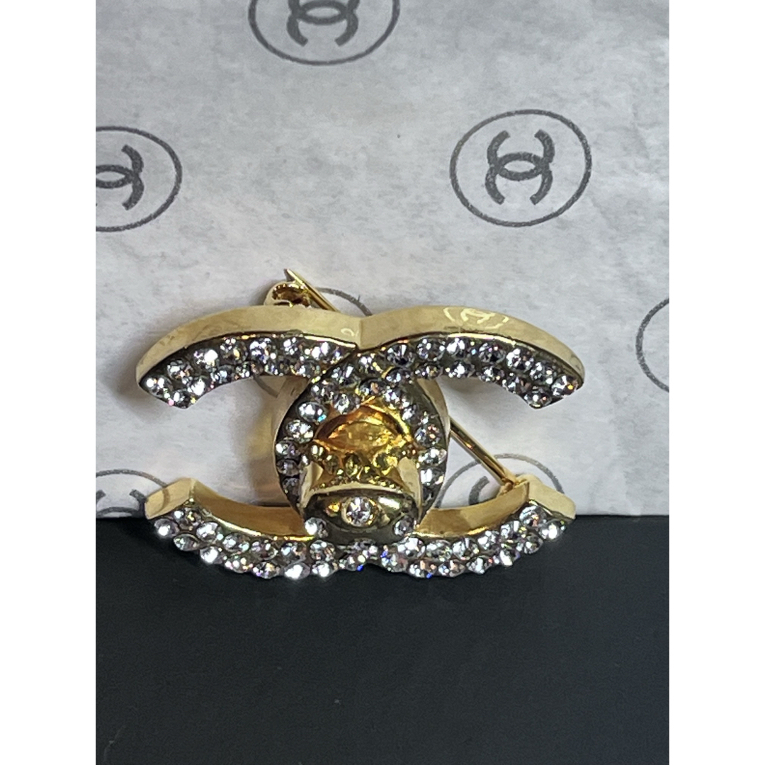 極美品】シャネル CC ターンロック ブローチ 刻印97P 新品同様