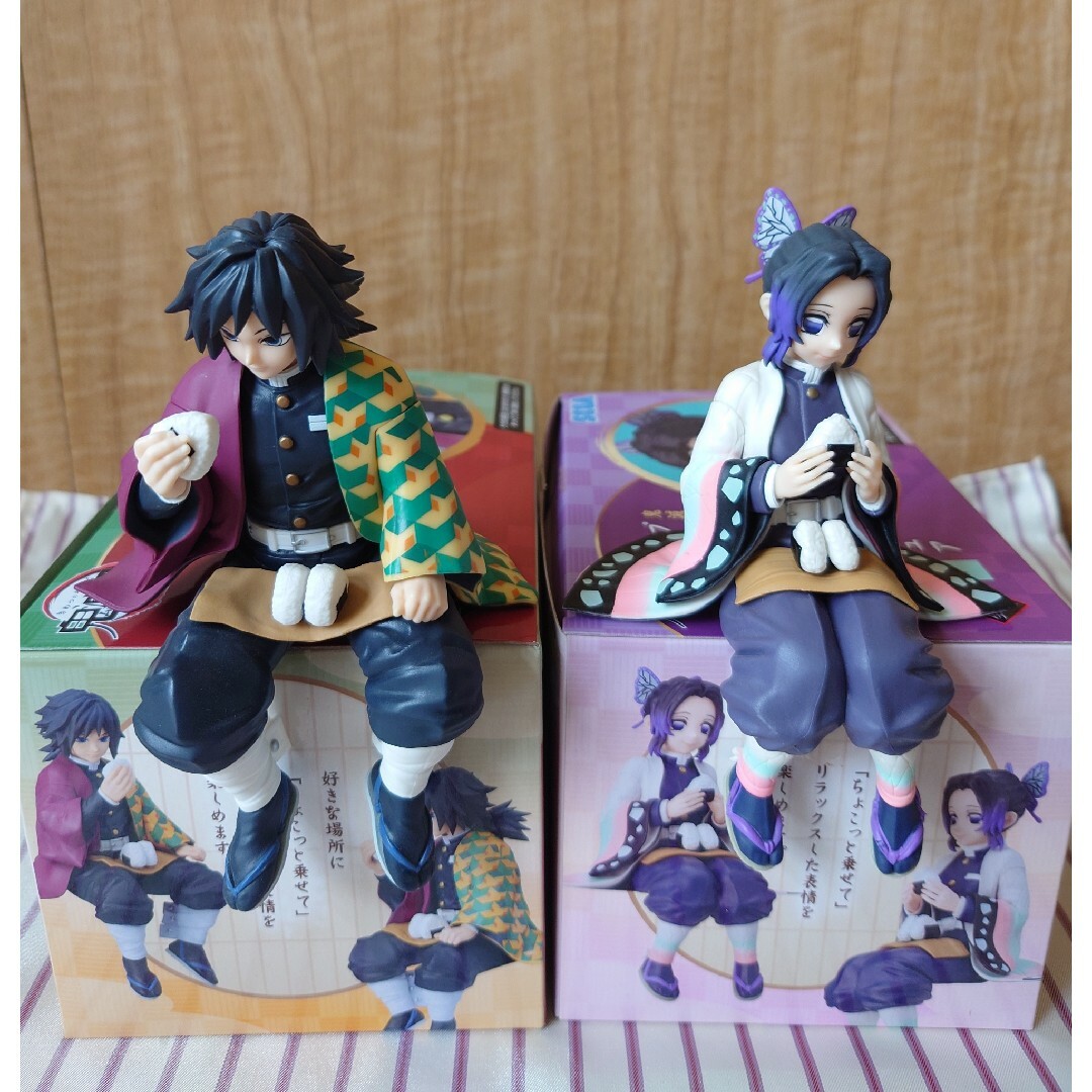 ちょこのせ 鬼滅の刃冨岡義勇 胡蝶しのぶ セット