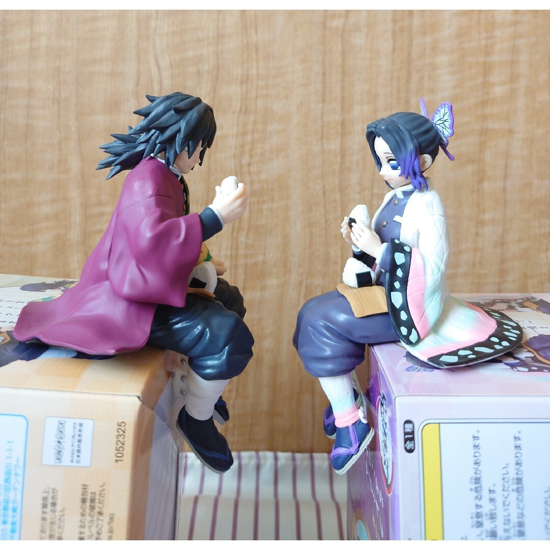 ちょこのせ 鬼滅の刃冨岡義勇 胡蝶しのぶ セット