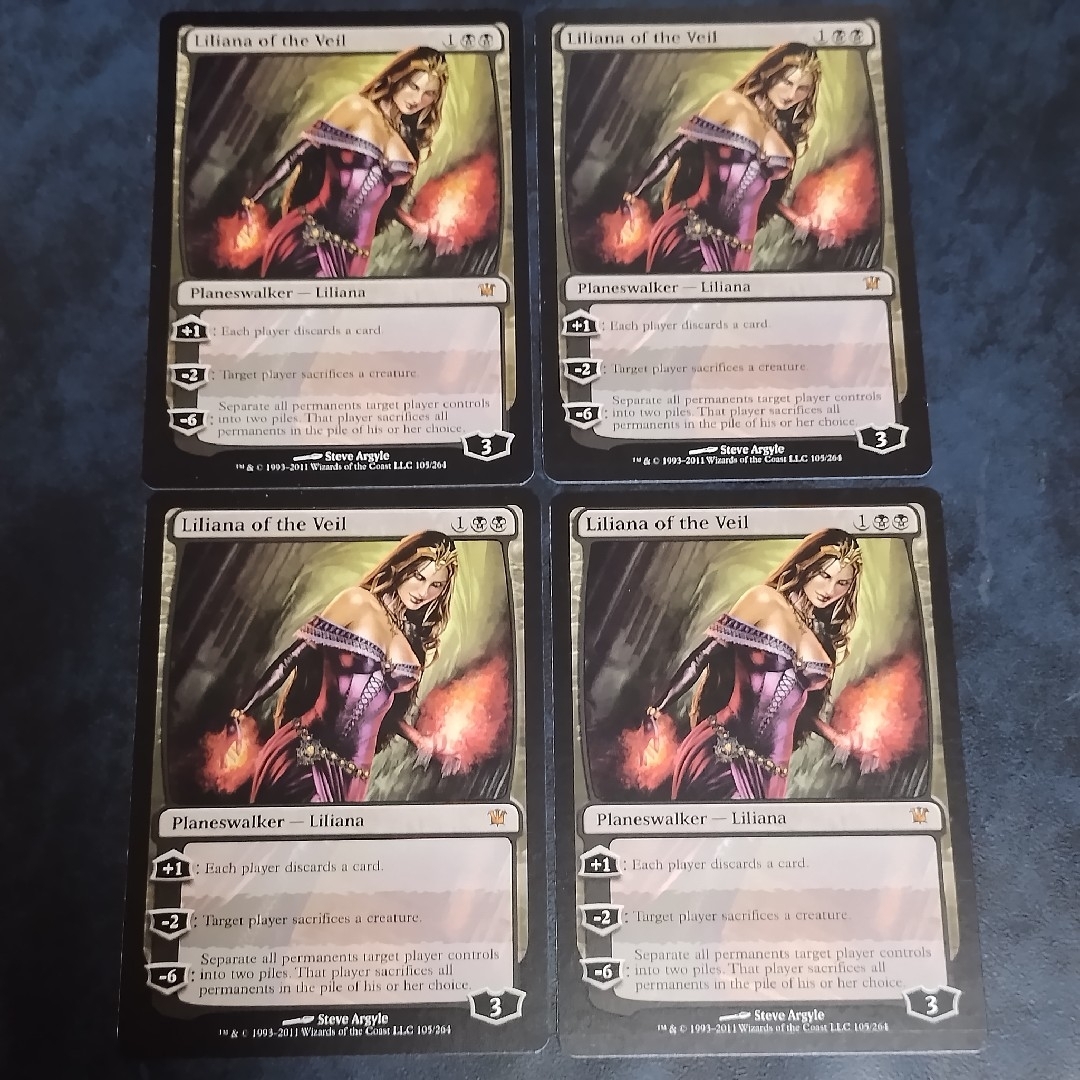 ヴェールのリリアナ 英語 MTG ISD ヴェールのリリアナ 英語版 4枚