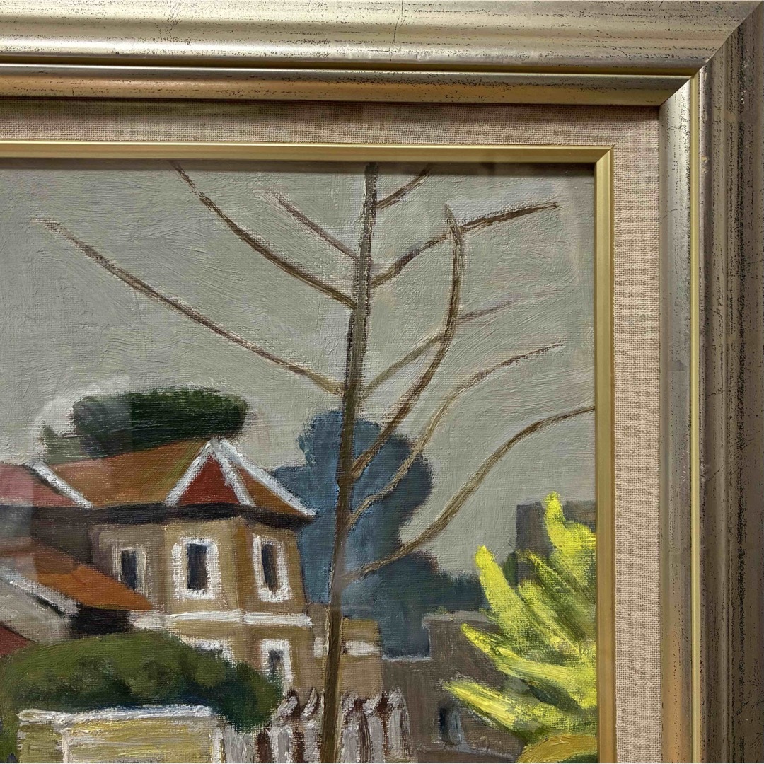 ☆良品 風景画 油彩画 サイズ36.5cm×45.5cm額縁付き