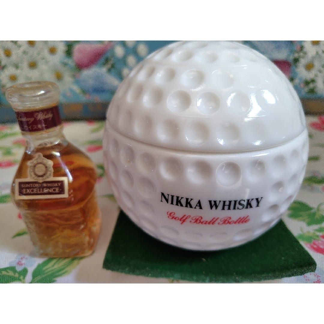 ニッカウヰスキー ゴルフボール ボトル サントリー ウイスキー ミニボトル