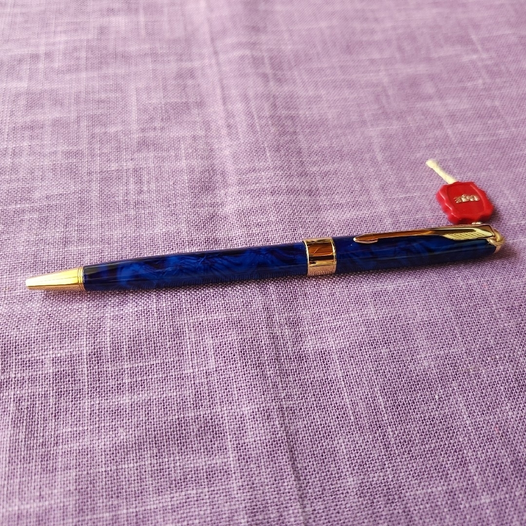 Parker - パーカー ソネット SONET 旧型 マーブルブルー ボールペン 青