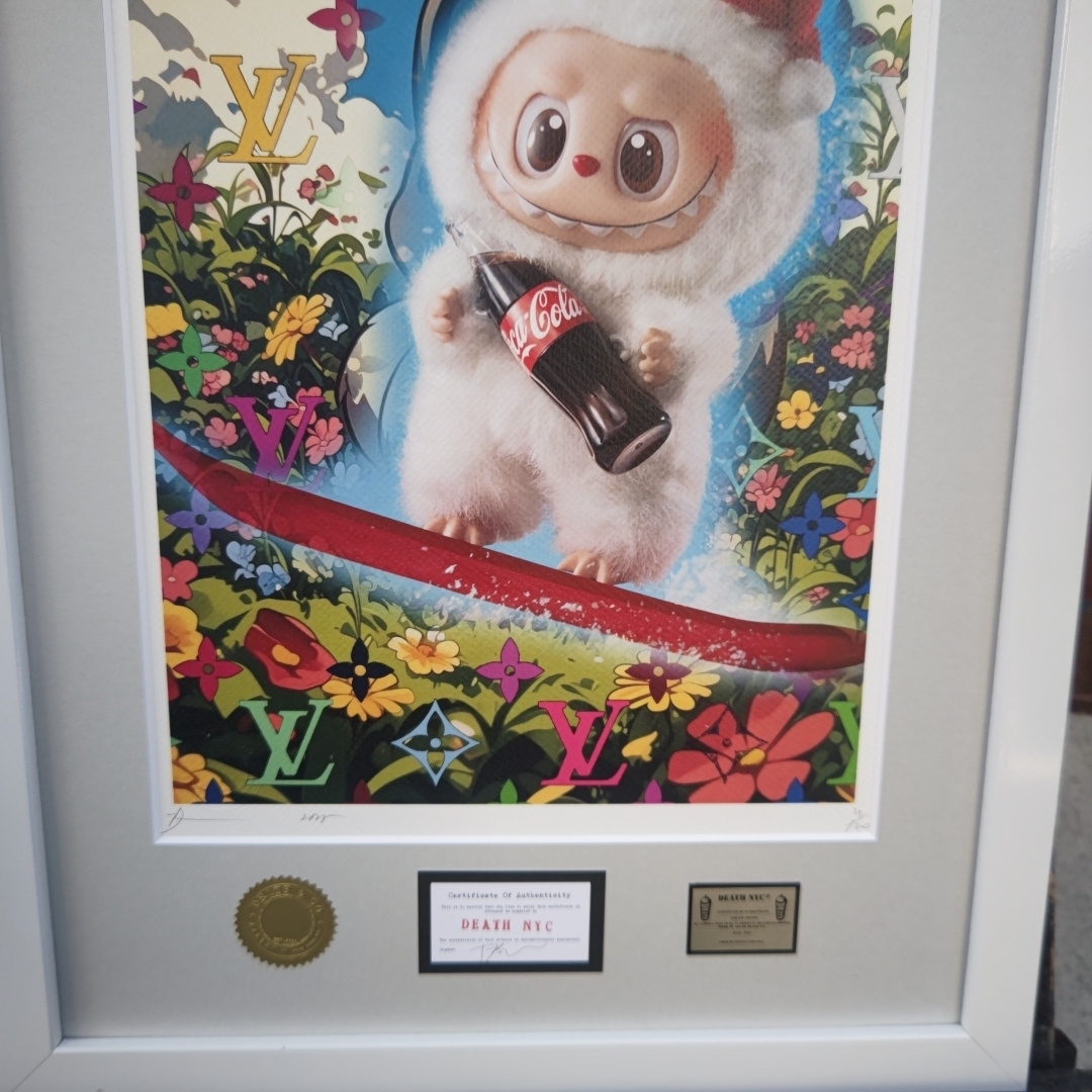 DEATH NYC BC924 サイン、ナンバー、COAあり