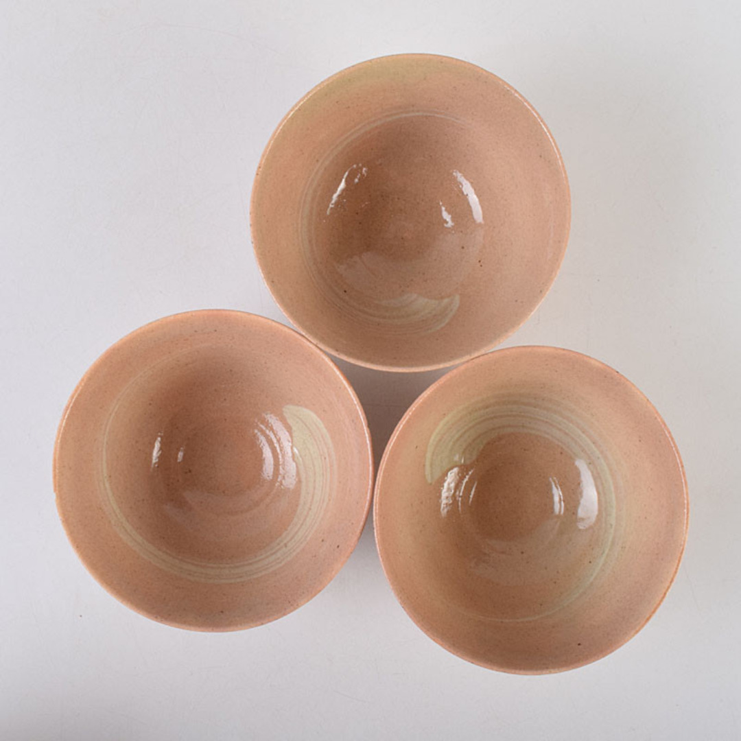 茶道具 阿漕窯 福森円二造 御本 刷毛目 数茶碗 十客 共