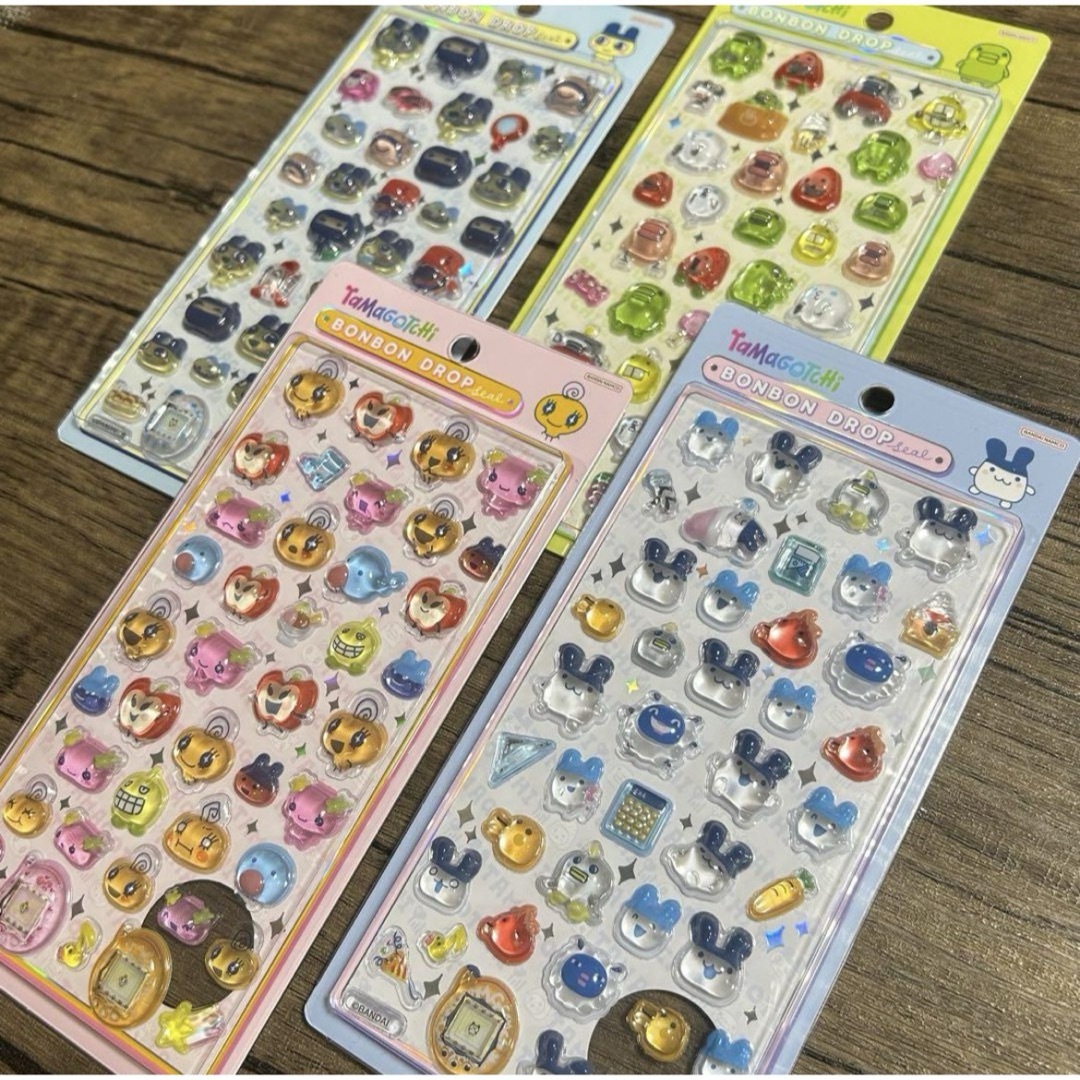 入手困難 4枚セット たまごっち ボンボンドロップシールの通販 by