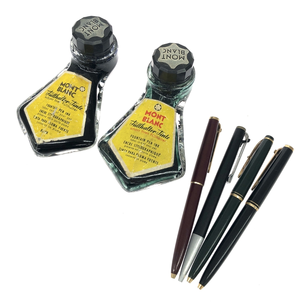 K-64】 万年筆 4点セット Mont Blanc モンブラン 2点 ペン先 750刻印