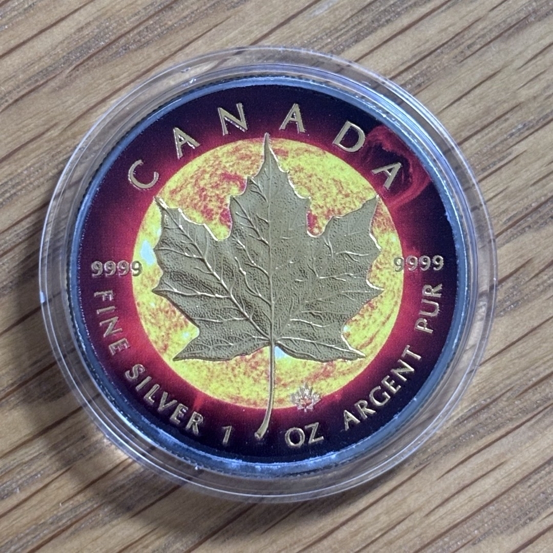 メイプル銀貨】 スペースコレクション ソーラーフレア2015