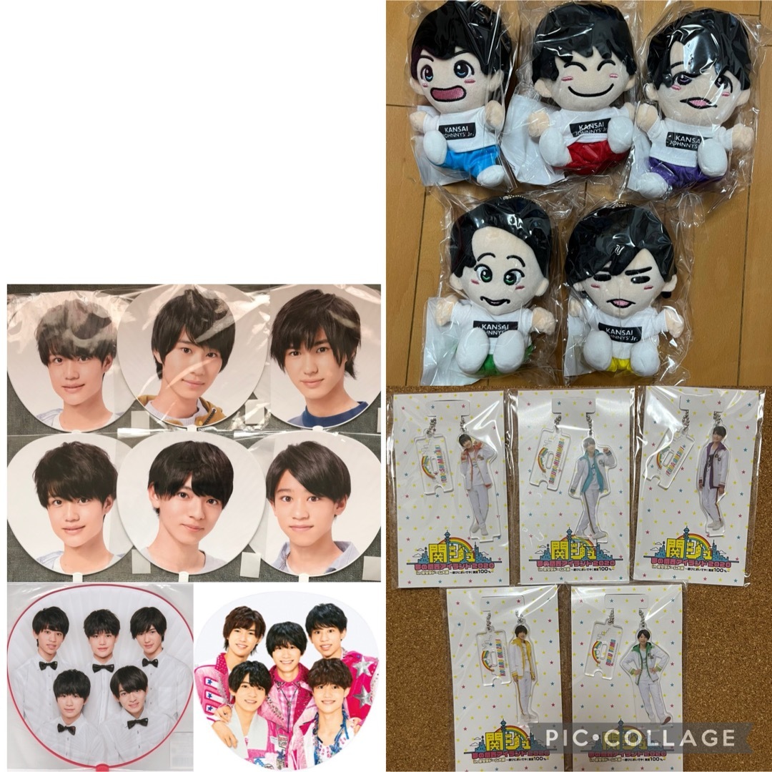 Lilかんさい ちびぬい 5体 うちわ 8枚 あけおめ 関ジュ Lilかんさい