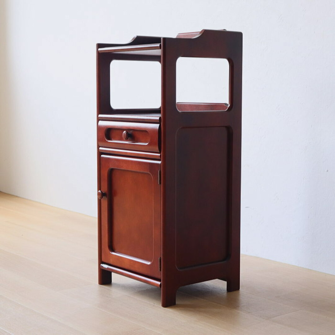 カリモク 電話台 花台 レトロ ヴィンテージ ラック