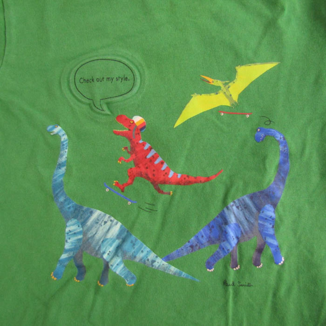 ポールスミスジュニア 長袖Tシャツ トップス ロンT 恐竜 コットン