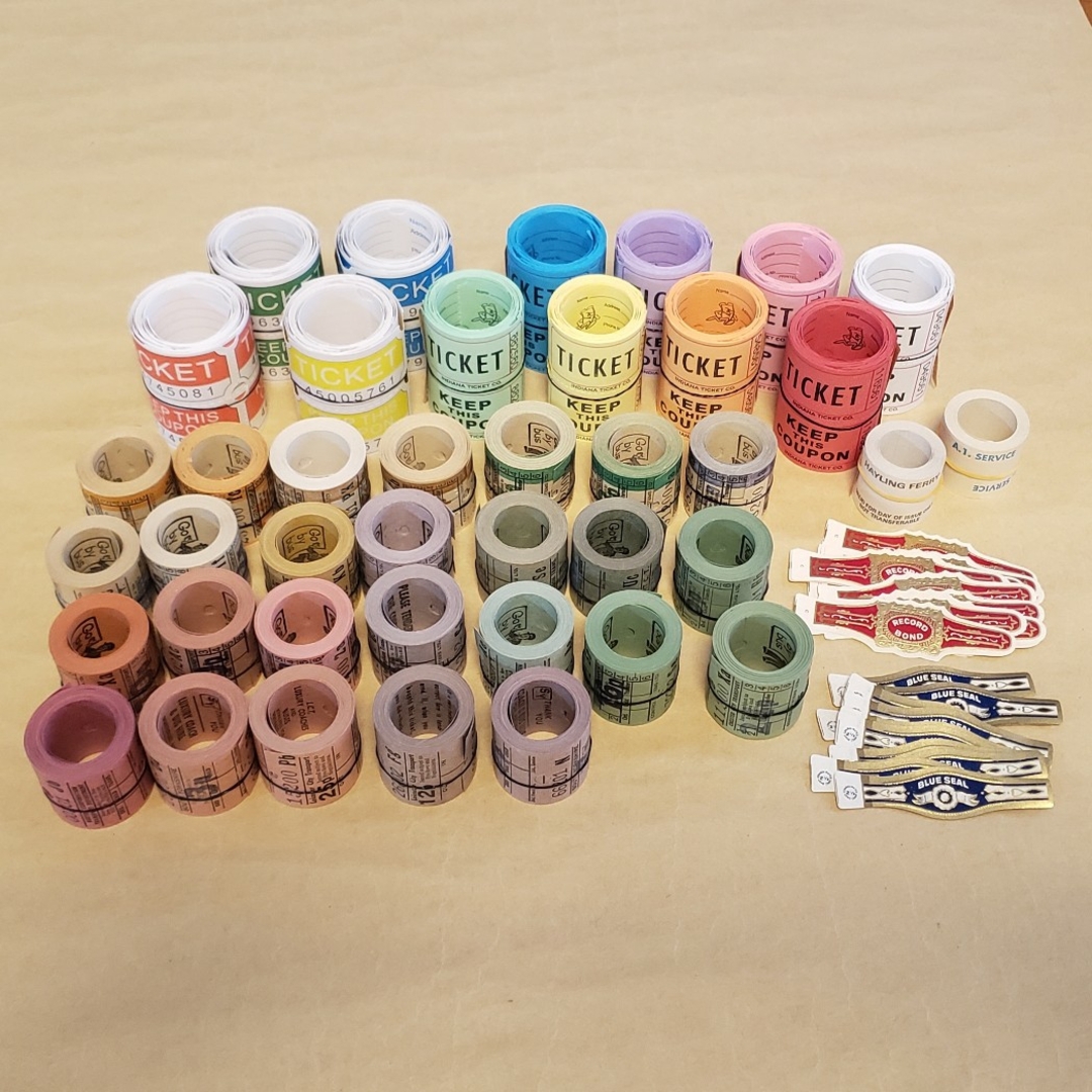 海外チケット まとめ売り☆バスチケット ダブルチケット 広告ロール