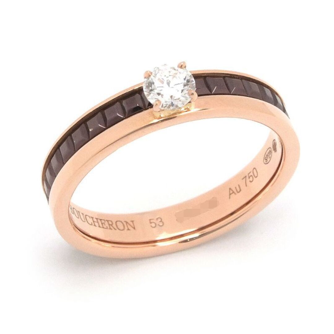 ブシュロン キャトルクラシックソリテールリング JSL00323 #53 K18PG