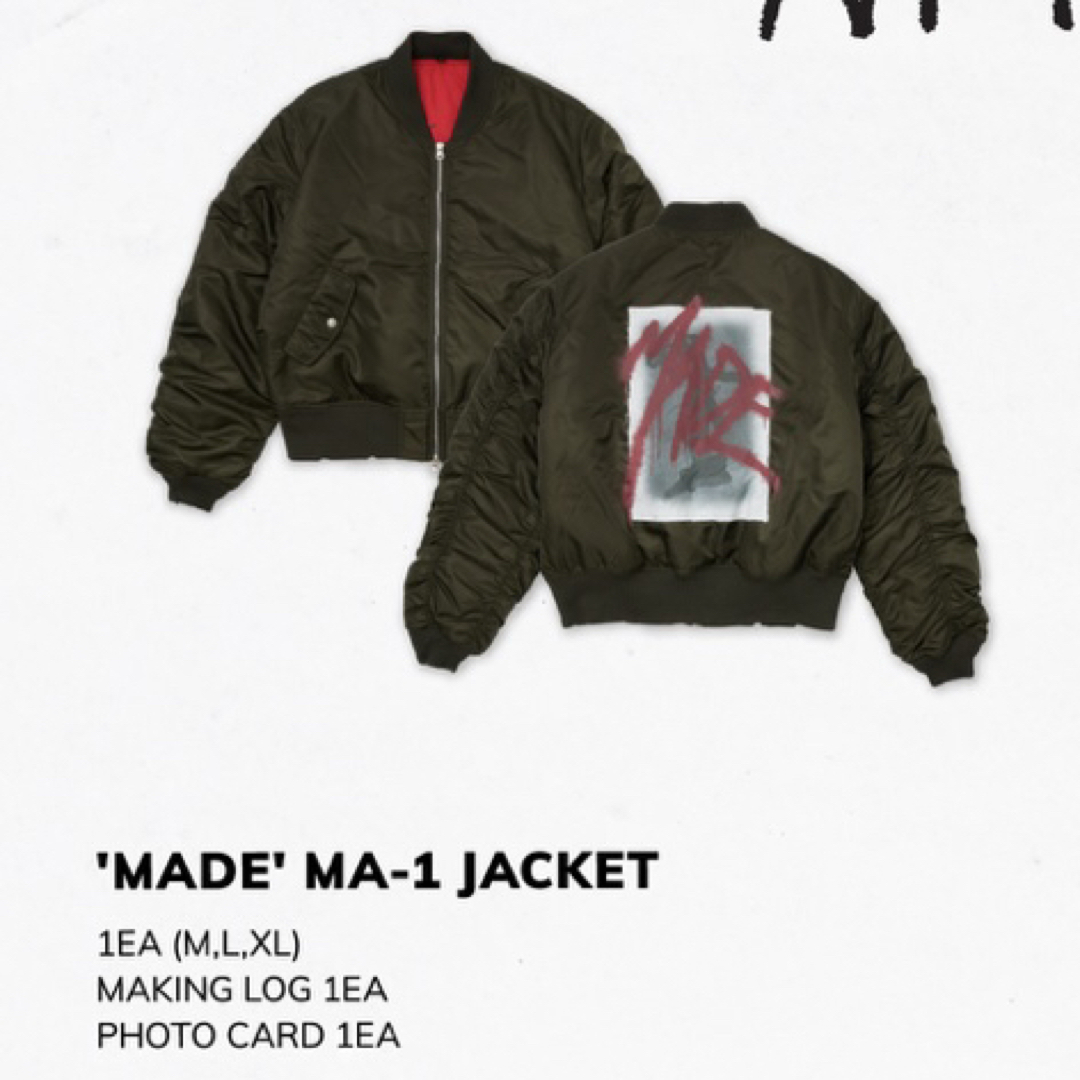 ENHYPEN Artist-Made ニキ MA-1 ジャケット トレカ付き