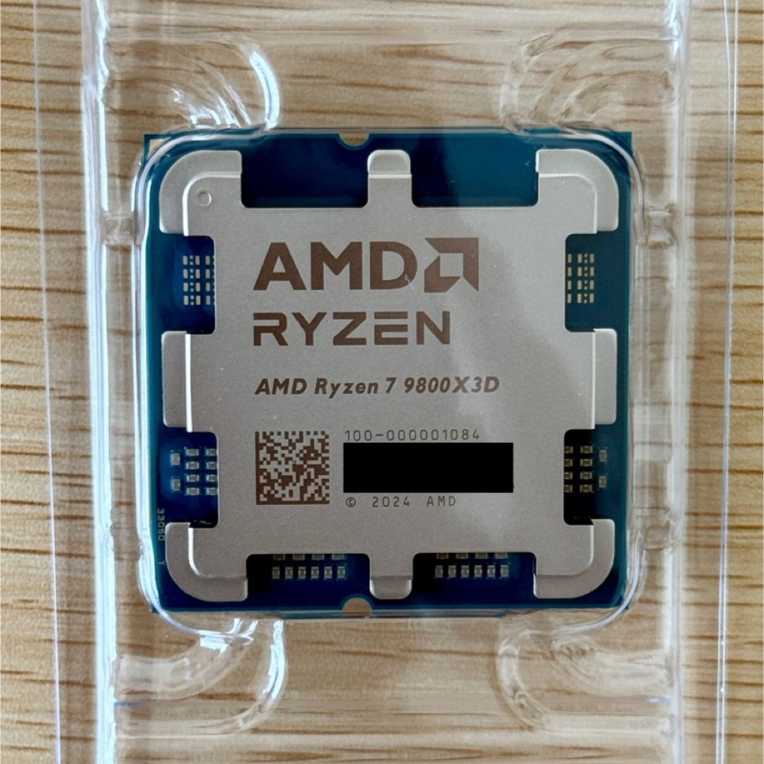 AMD Ryzen 7 9800X3D 新品バルク品