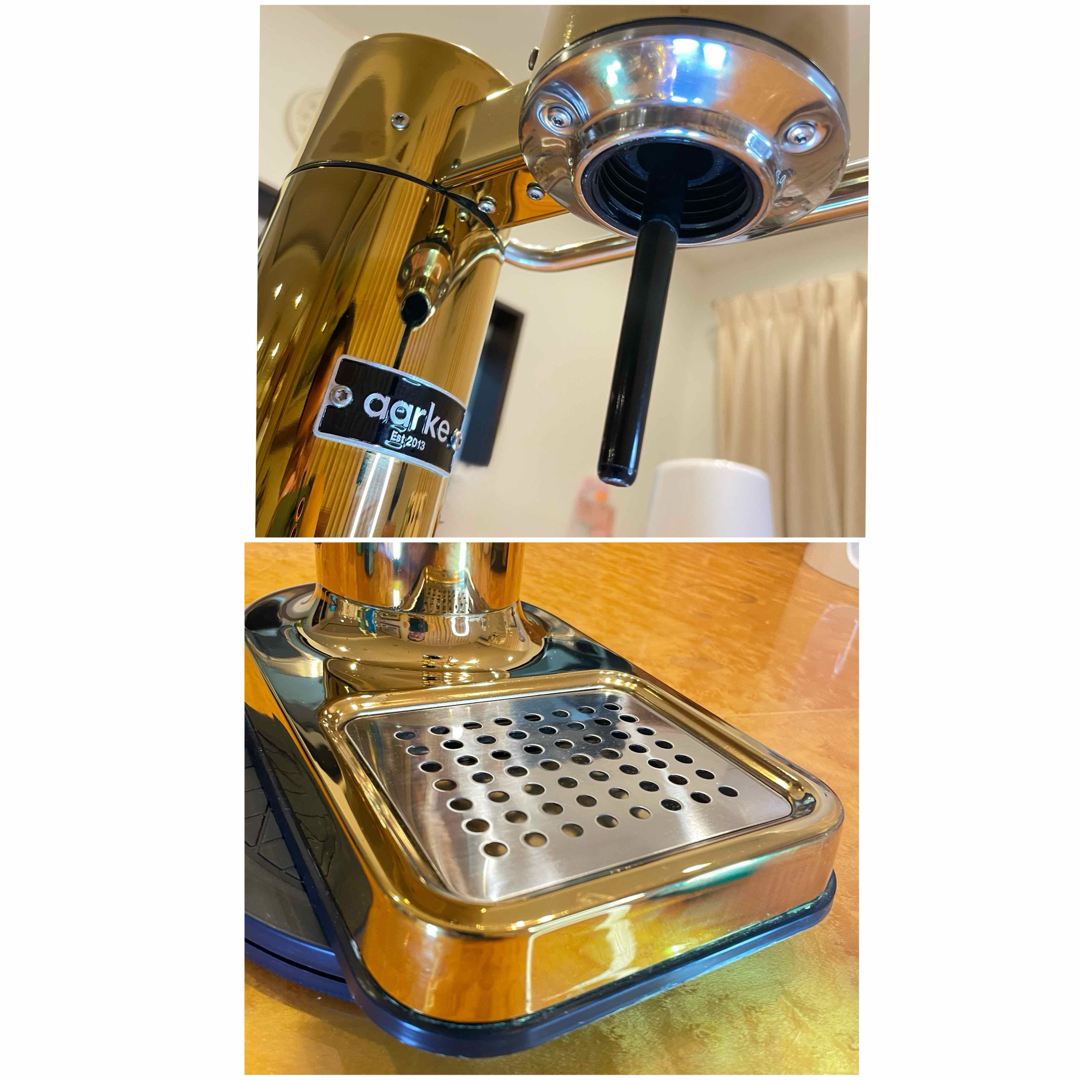 AARKE カーボネーター ゴールド ガスシリンダー2本(満タン) 専用ボトル2