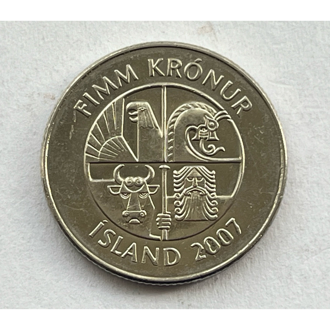 アイスランド コイン クローナ 3種6枚