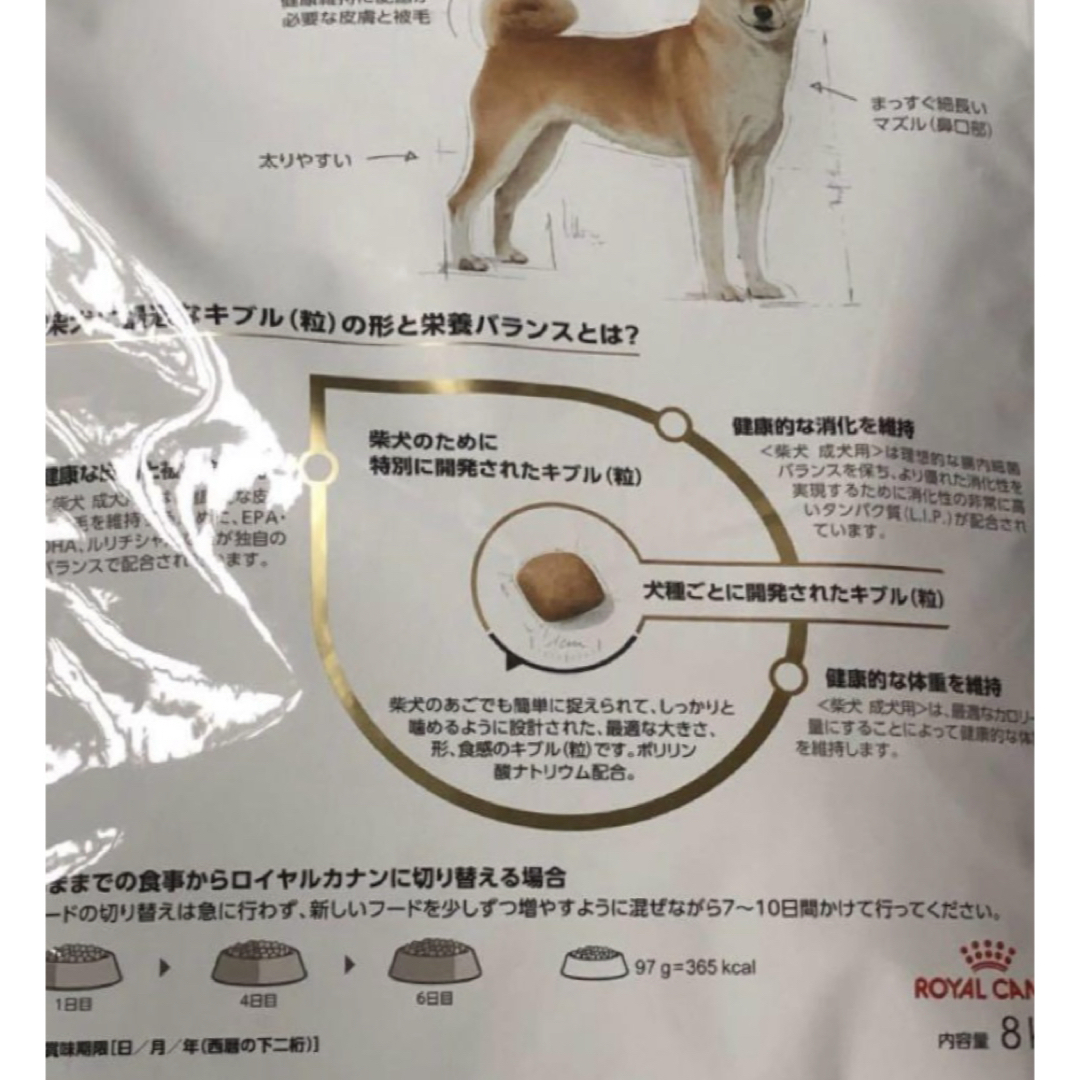 ◯ ロイヤルカナン 柴犬 成犬用8kg入 3袋