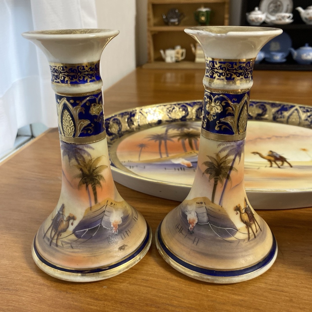 Noritake - 希少 銘品オールドノリタケ マリオンキャメル ドレッシング