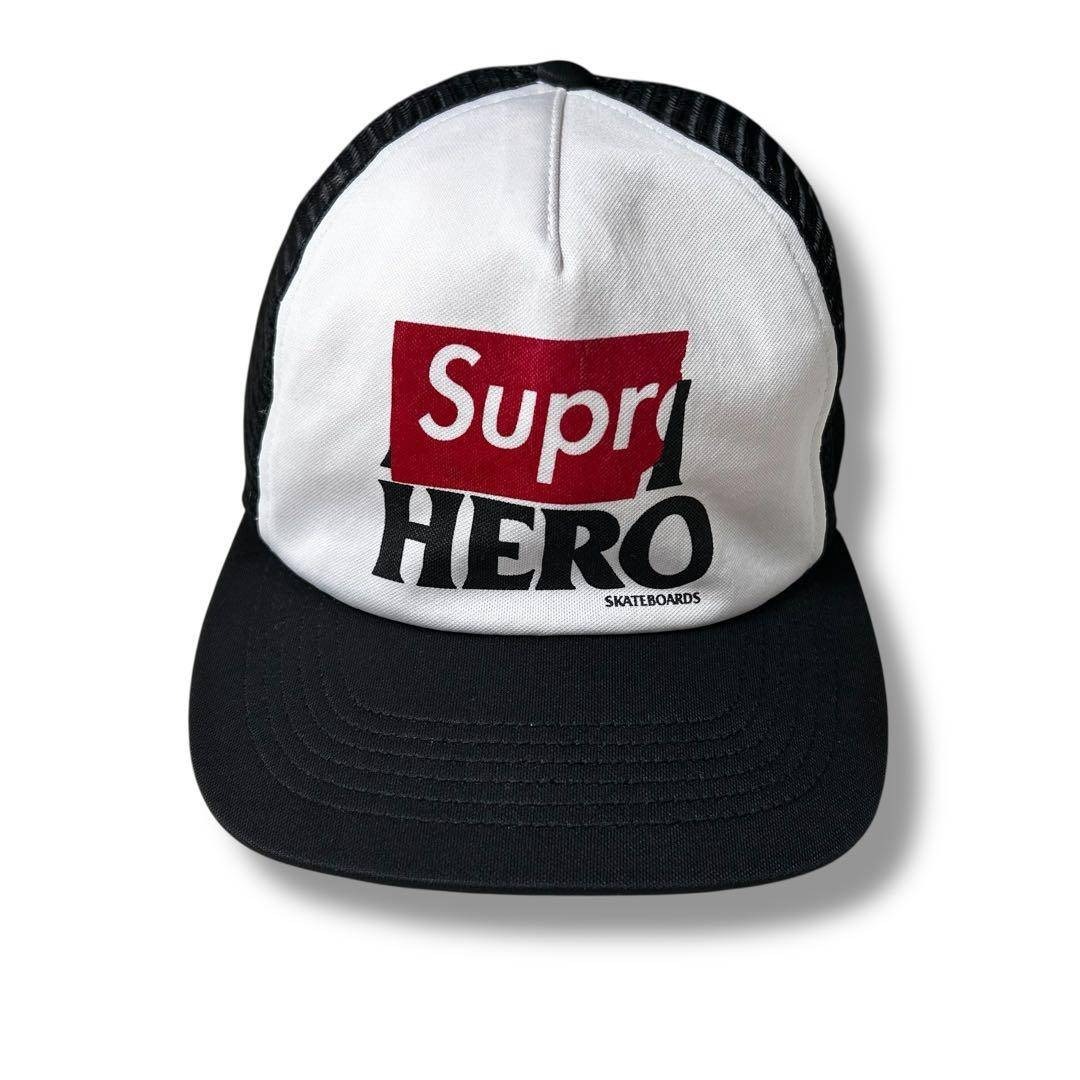 Supreme × ANTI HERO 14ss メッシュキャップ ブラック 帽子