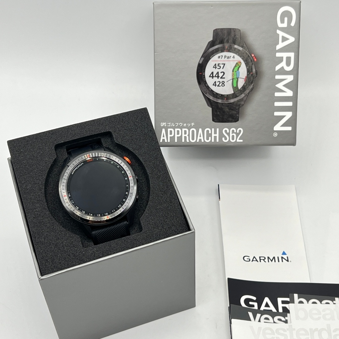 Garmin Approach S62 GPSゴルフナビ ストア GARMIN Approach S62 Black