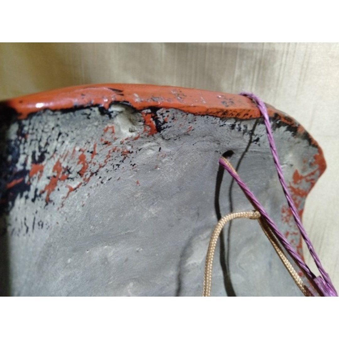 鬼面 般若 焼き物 25x18cm 詳細不明 印様あり の通販 by Pinky&George