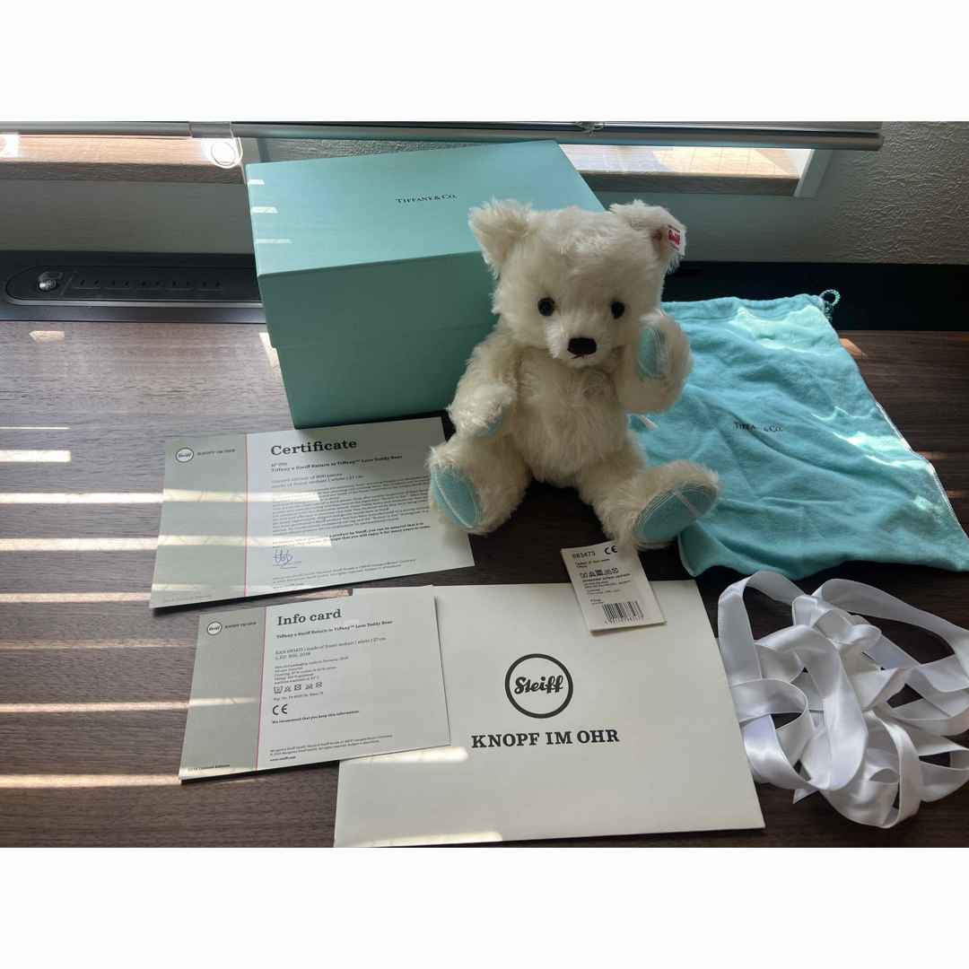 Steiff - 希少 極美品 ティファニーシュタイフ テディベア Tiffany