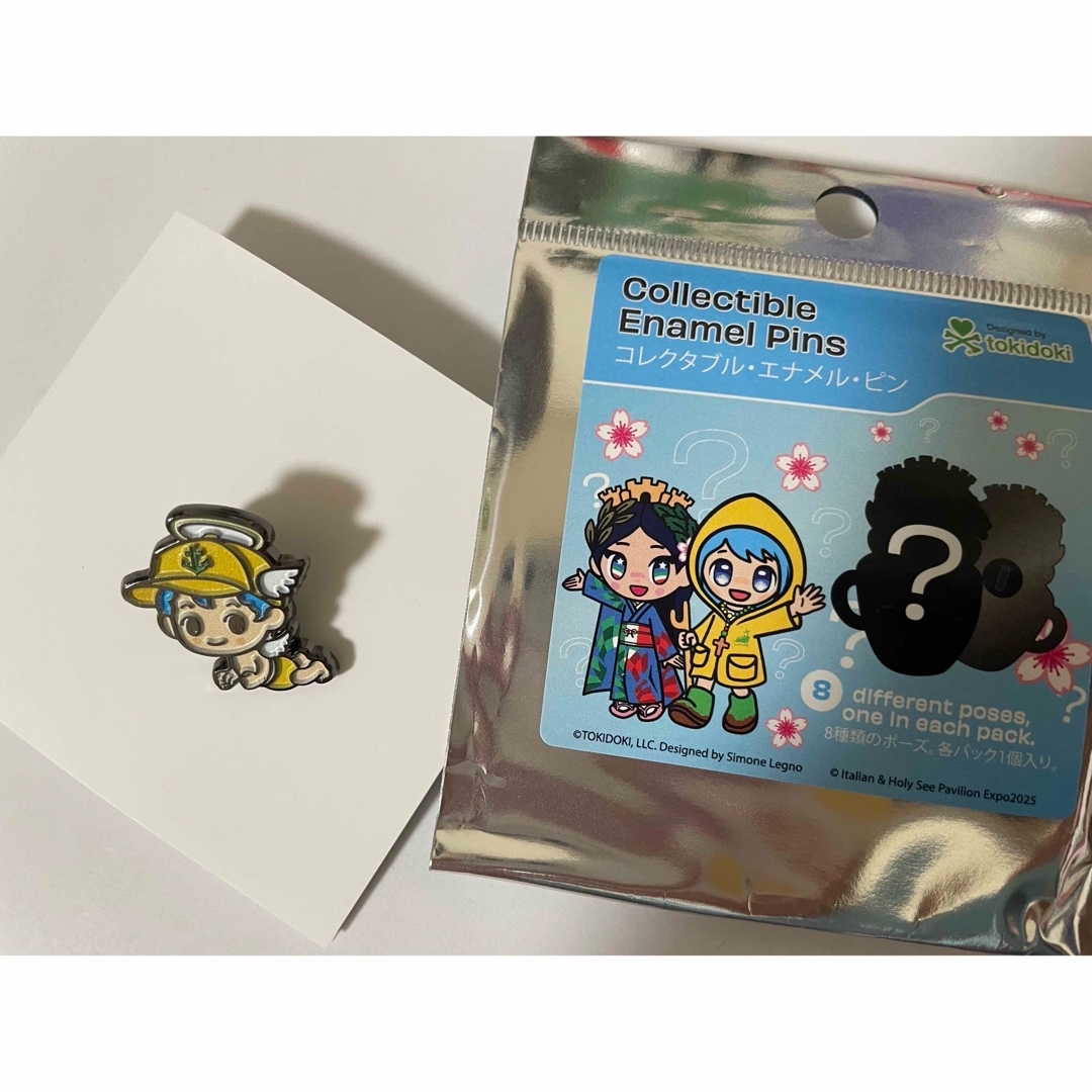 大阪関西万博 イタリア館 イタリアちゃんピンバッジ2個セット 早い者