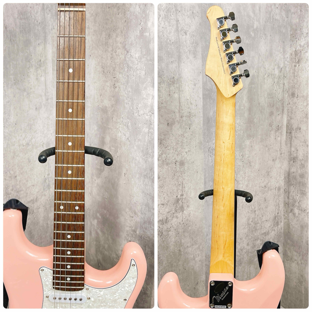 Mavis ストラトタイプ エレキギター ケース付 軽量ボディ Mavis