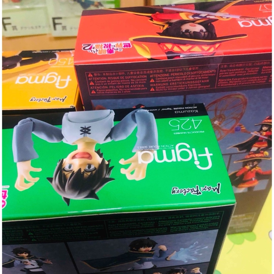 このすばfigma4体セット カズマ アクア めぐみん ダクネス