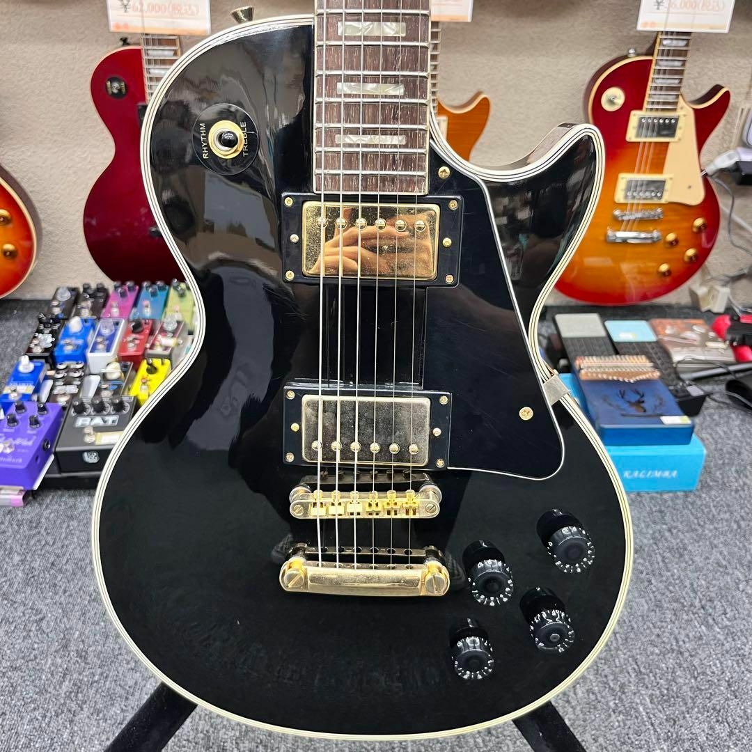 9526】 BUSKER'S バスカーズ レスポールタイプ 黒 BUSKER'S BLC-500