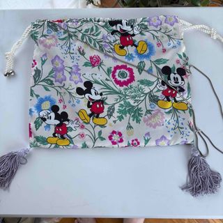 KEITAMARUYAMA 「Disney」print 巾着 ミッキーマウス KEITAMARUYAMA