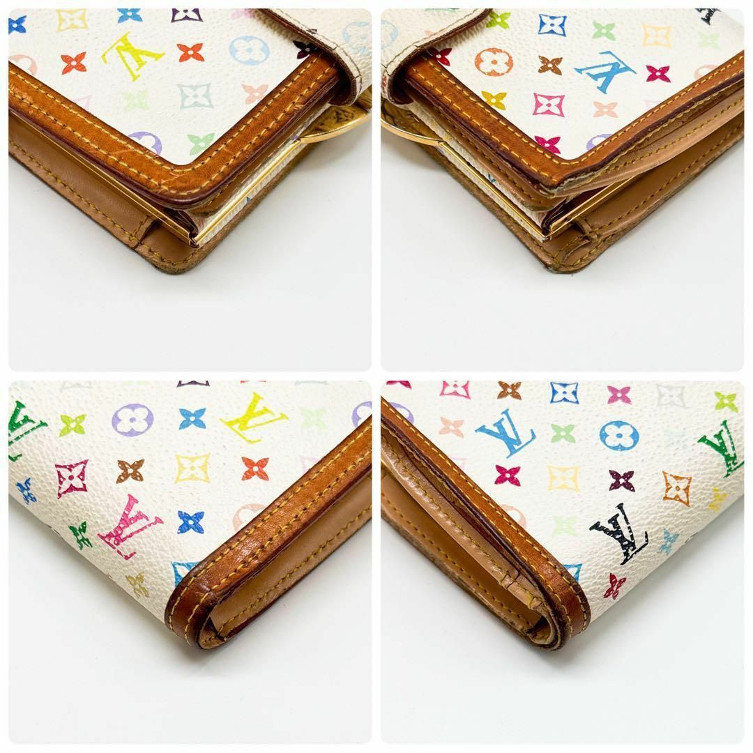 ルイヴィトン モノグラム マルチカラー ヴィエノワ 二つ折り がま口
