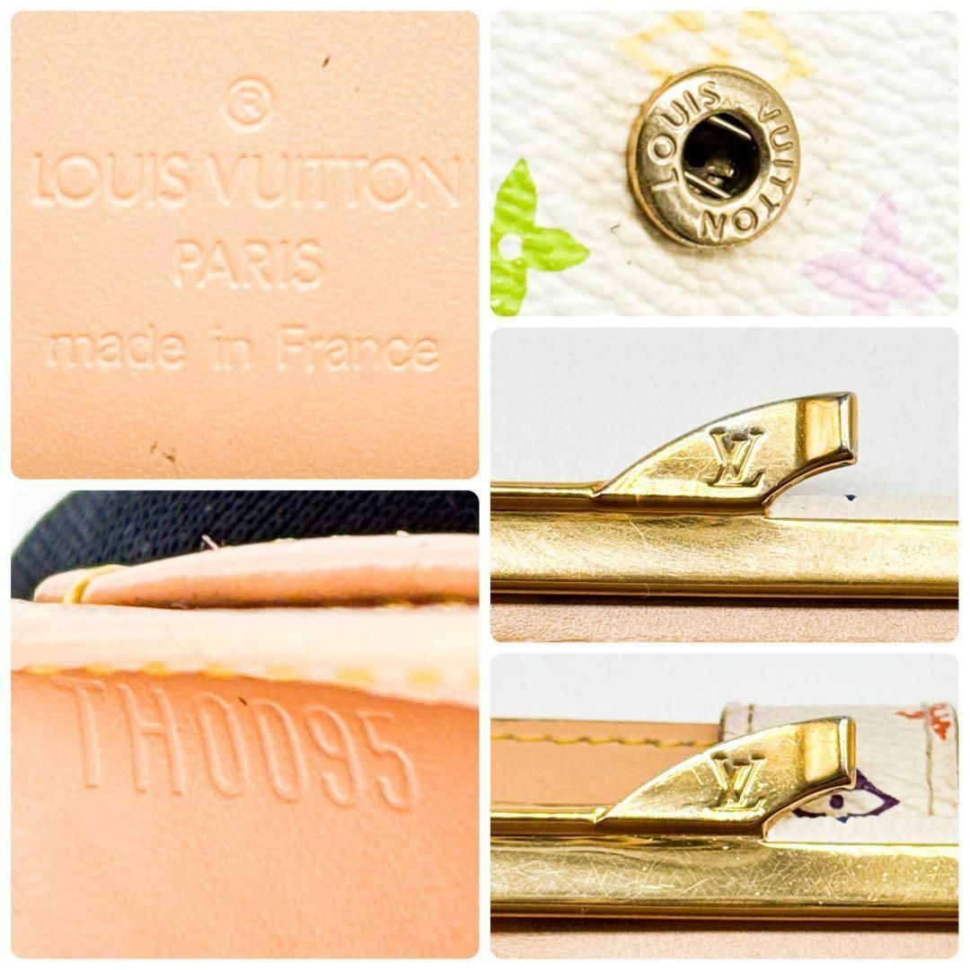 ルイヴィトン モノグラム マルチカラー ヴィエノワ 二つ折り がま口