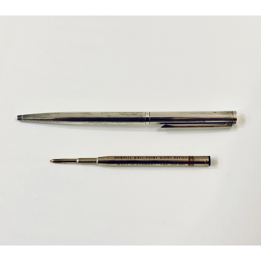 ドイツ製◇ダンヒル 高級ボールペン シルバー dunhill モンブラン製造