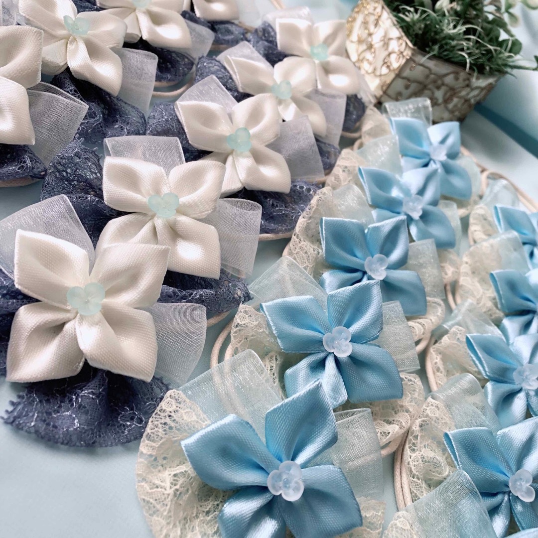 092】トリミングリボン トリミングチョーカー オーガンジー✿ランダム