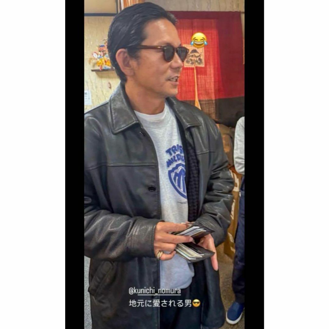 野村訓市着用】OLD GAP Leather カーコート ヴィンテージ