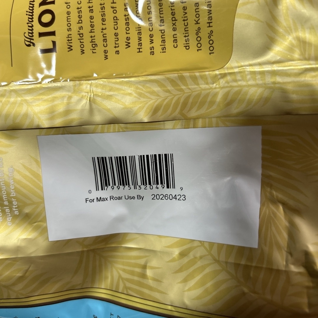 ライオンコーヒー - ハワイ ライオンコーヒー全豆100%コナコーヒー24k
