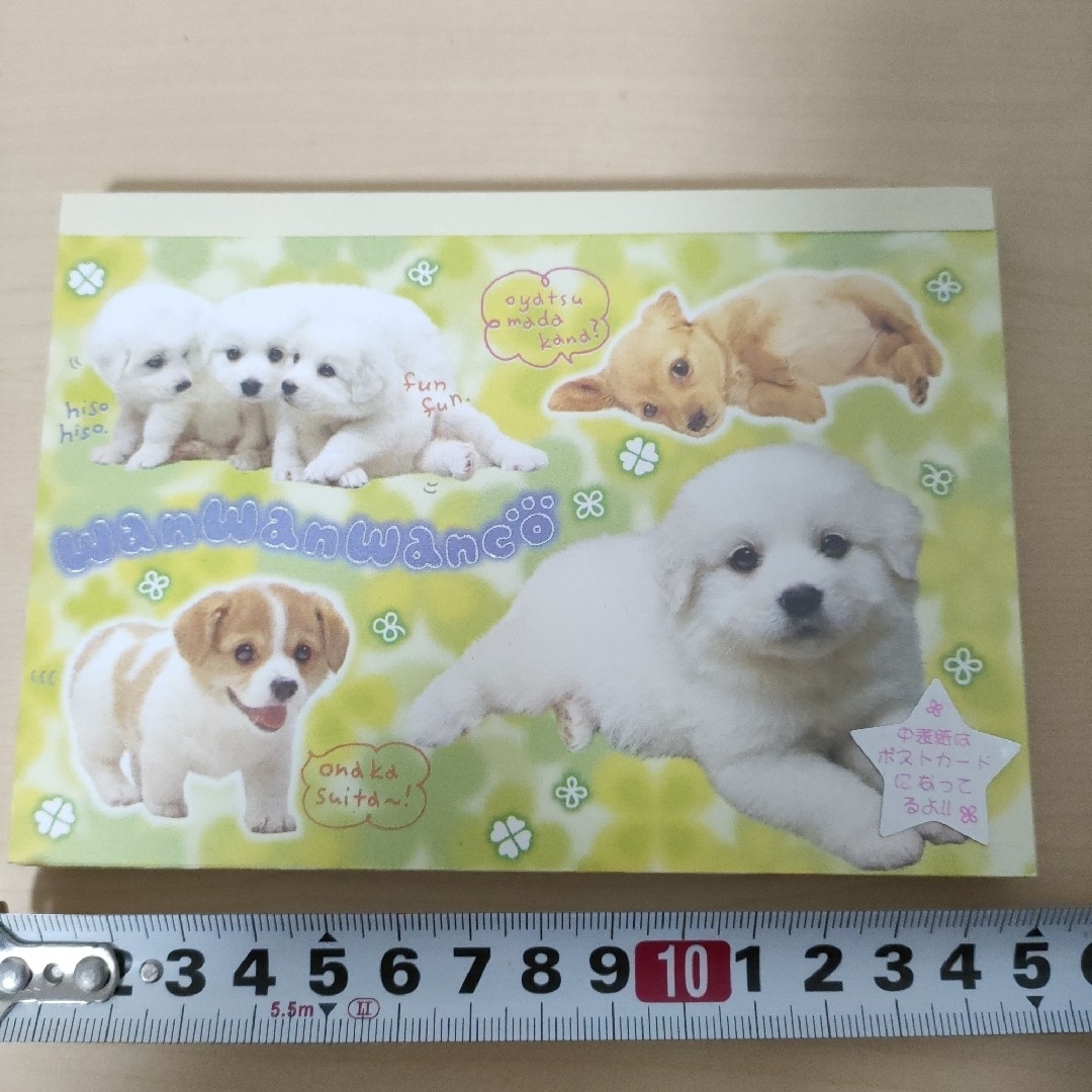 平成レトロ サンエックス わんわんわんこ メモ帳 実写 平成女児 レア