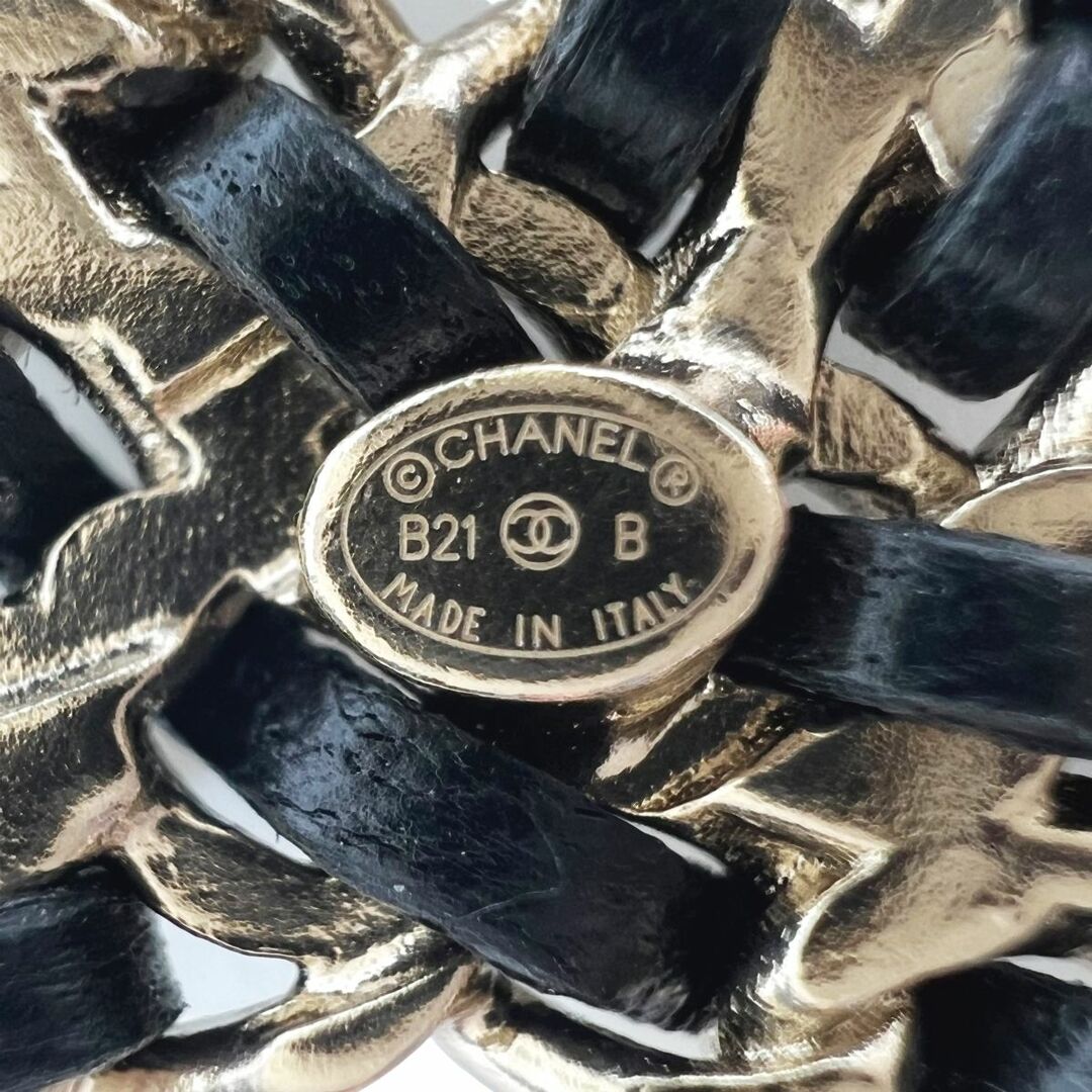 中古】CHANEL シャネル ブローチ ココマークラインストーン ブローチ