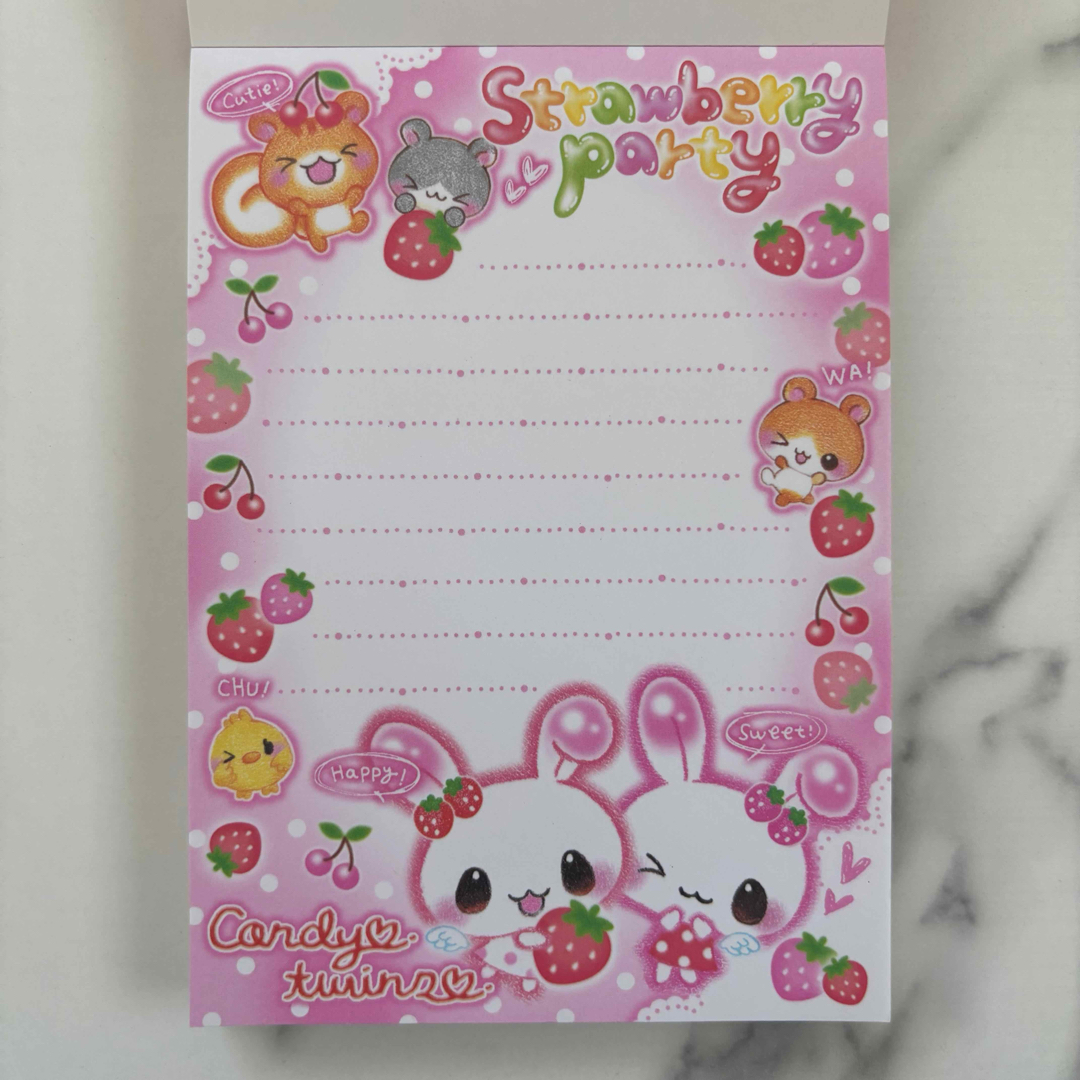 新品未使用】平成レトロ 当時物メモ帳 クーリア うさぎ パンダ