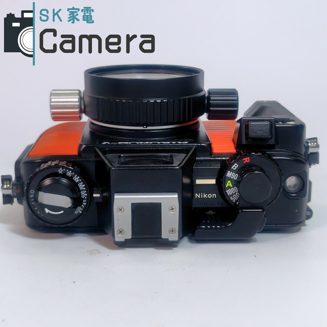 Nikon NIKONOS V + NIKKOR 35mm F2.5 ニコノス 水中カメラ オレンジ