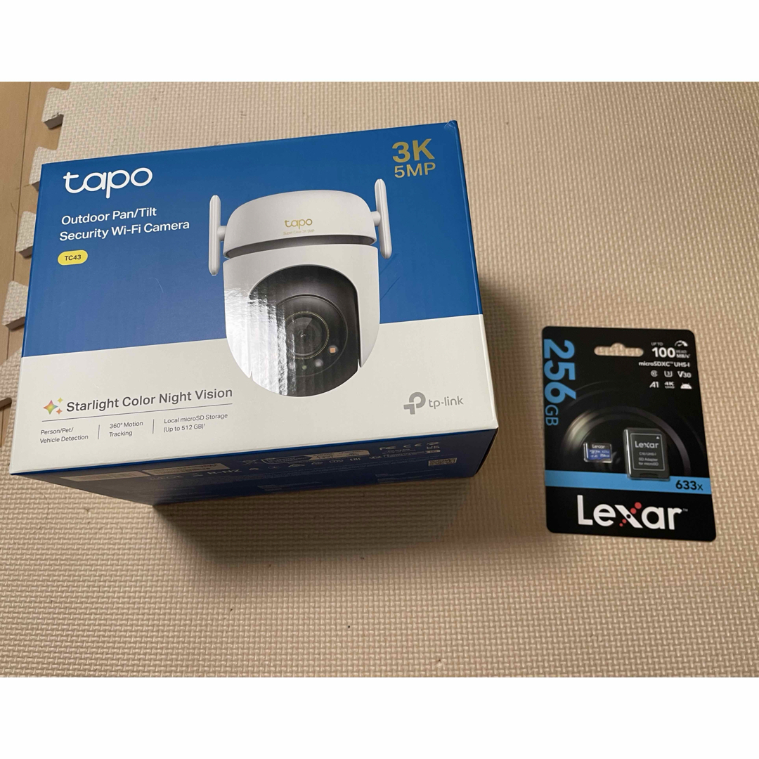 防犯カメラ tapo TC43 最大500万画素 Wi-Fi AI検知 360°