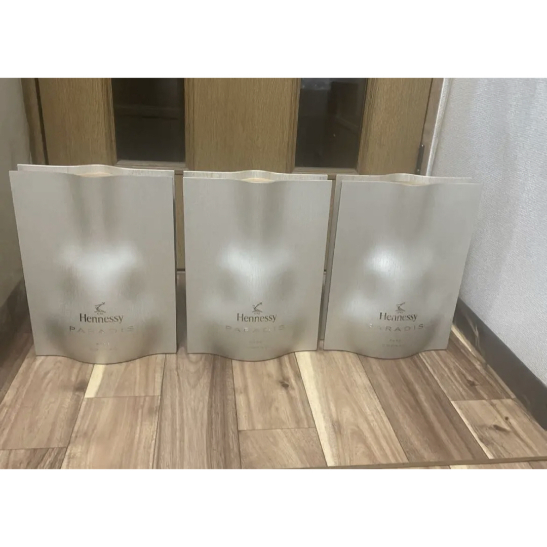 Hennessy Paradis ヘネシー パラディ空瓶（3本）箱付