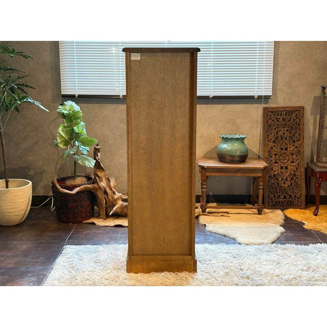 越後民芸家具 7段チェスト アンティーク ヴィンテージ 無垢材 nG