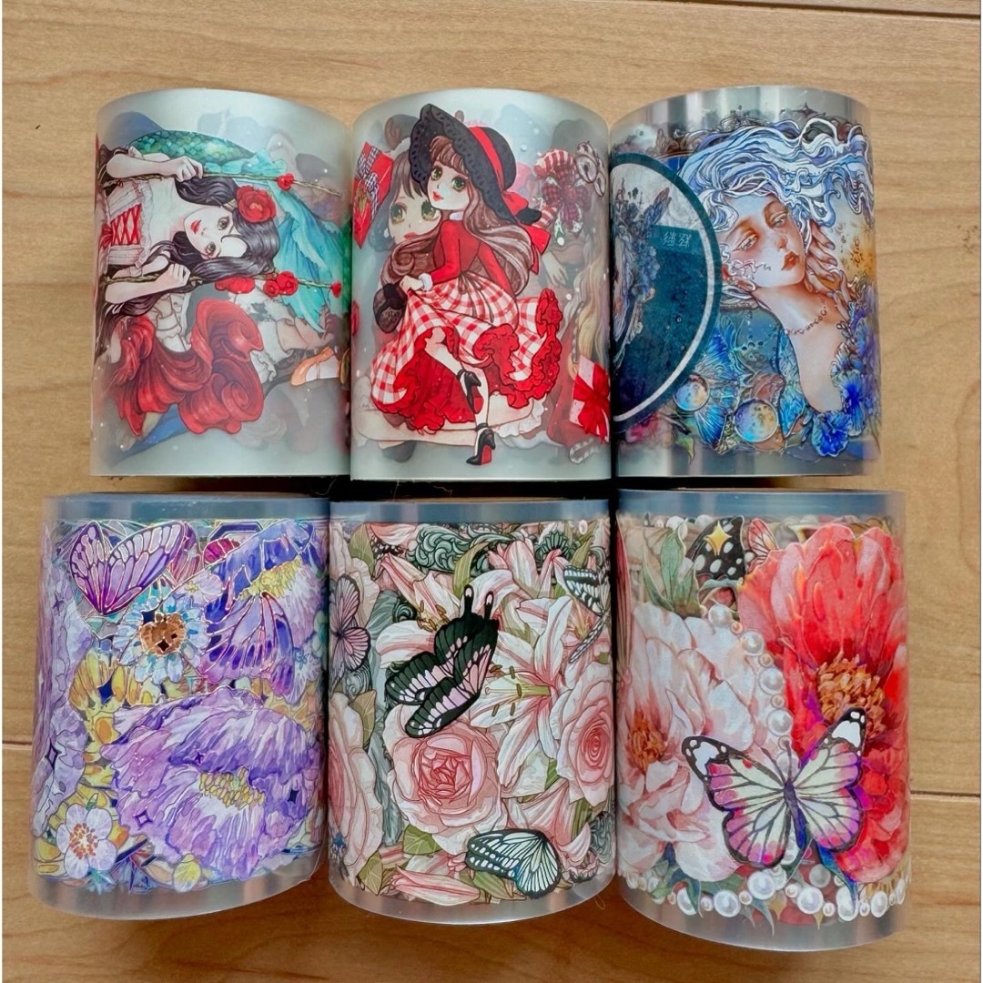 海外 人物マスキングテープ まとめ売り 6本 【公式通販】