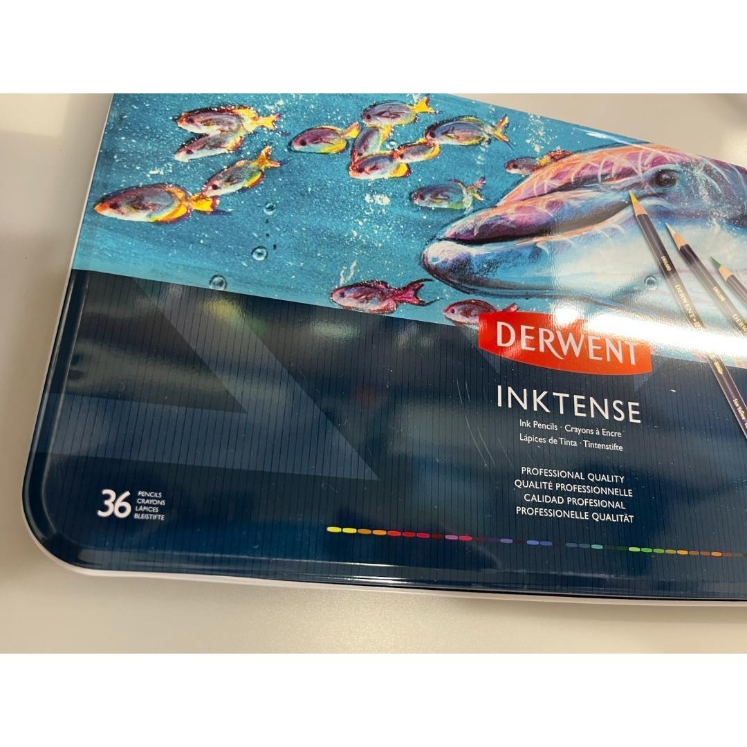新品未使用】DERWENT INKTENSE水彩色鉛筆36本セットダーウェント